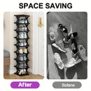 Organizador Vertical de Sapatos com 96 Níveis – Economia Máxima de Espaço