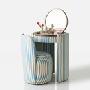 Penteadeira Compacta Circular Nesting