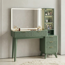 Penteadeira com Tampo Canelado e Espelho com LED