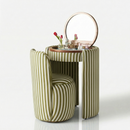 Penteadeira Compacta Circular Nesting