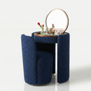 Penteadeira Compacta Circular Nesting