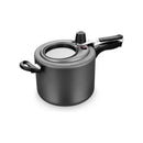 Panela de Pressão Visor Antiaderente 4,5l Grafite MTA